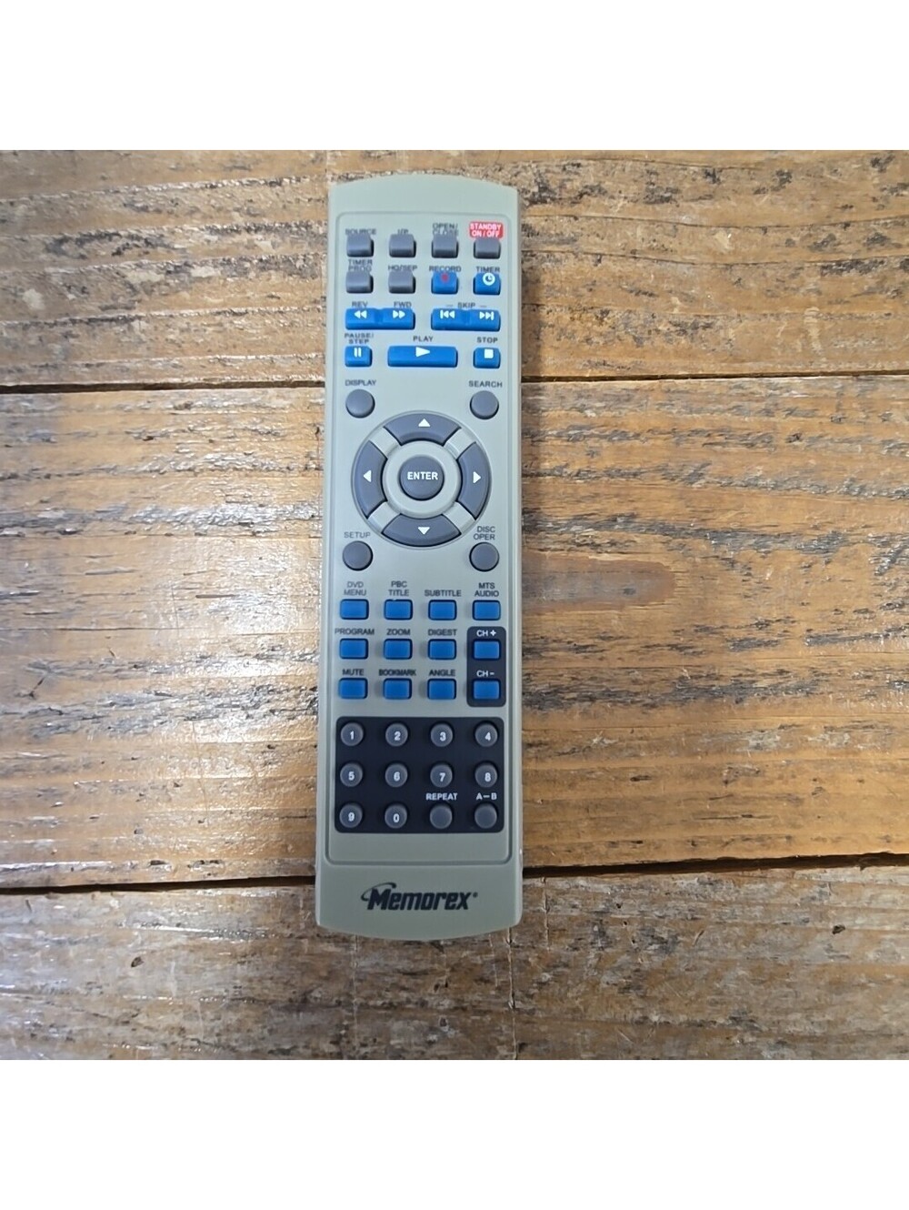Genuine MEMOREX HST466MBGY320 Remote Control MVDR2102 MVDR2102A